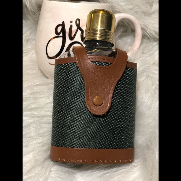 Vintage Abercrombie & Fitch Glass flask in case - Picture 1 of 6